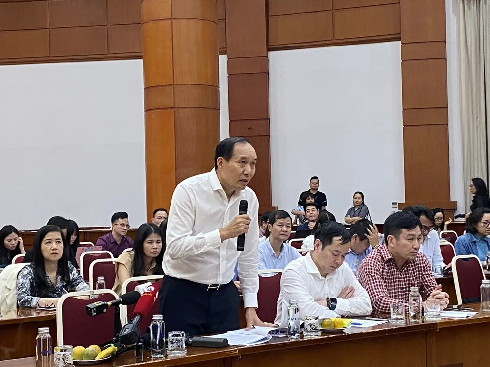 Ông Phạm Hồng Sơn, Phó Chủ tịch Ủy ban Chứng khoán Nhà nước khẳng định sự cố "sập" sàn của VNDirect không ảnh hưởng tới khả năng nâng hạng thị trường. Ảnh: Minh Trúc VNDirect