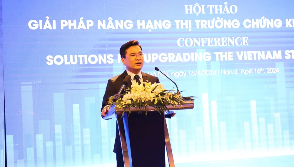 TS. Nguyễn Như Quỳnh - Viện trưởng Viện Chiến lược Chính sách Tài chính - cho biết việc nâng hạng thị trường chứng khoán sẽ giúp Việt Nam hút khoảng 25 tỷ USD vốn đầu tư mới. Ảnh: Minh Trúc chứng khoán