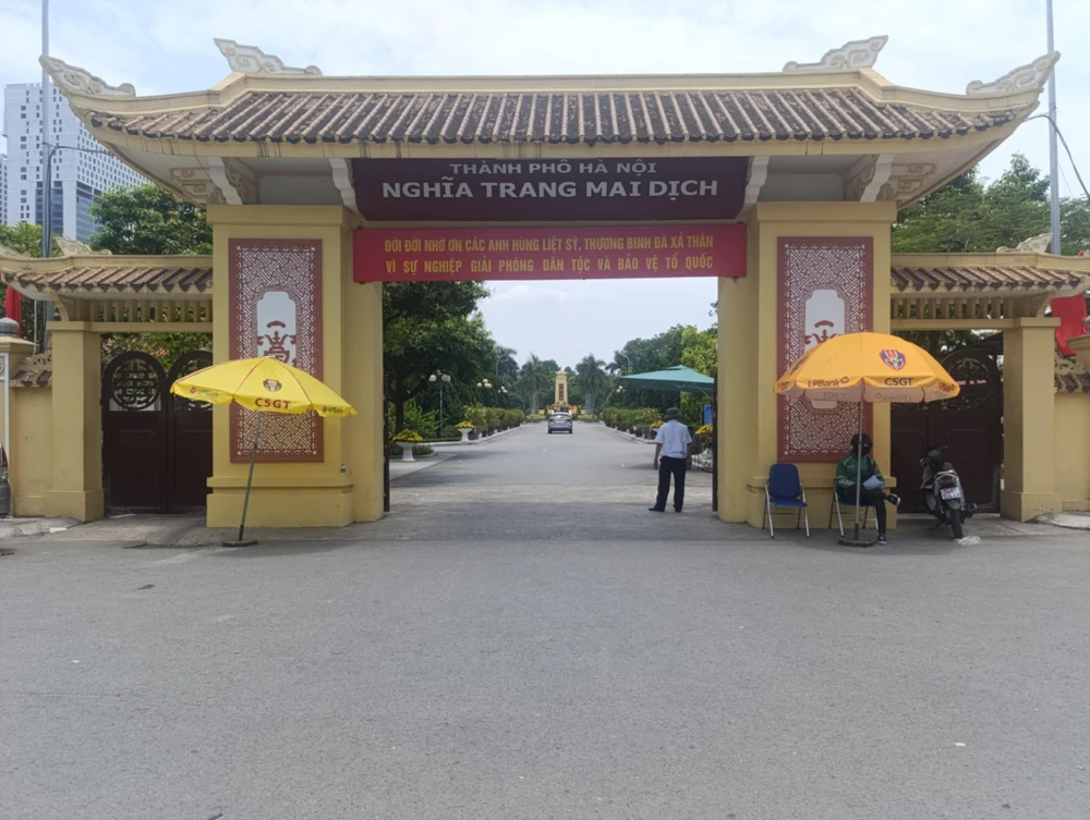 Nghĩa trang Mai dịch - nơi an táng Tổng Bí thư Nguyễn Phú Trọng