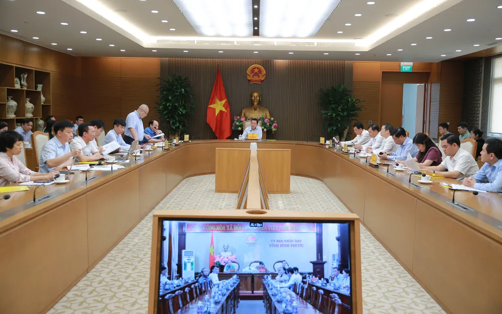 Toàn cảnh cuộc họp. Ảnh: VGP/Minh Khôi dự án cao tốc .jpg