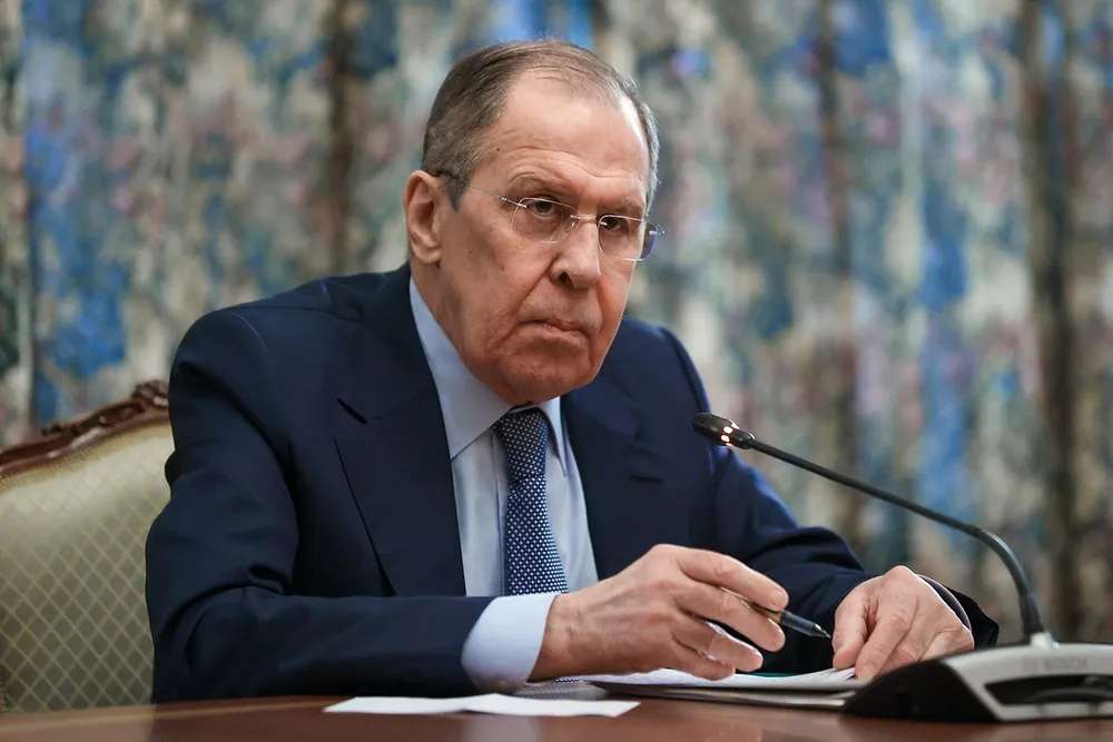 Ngoại trưởng Nga Sergey Lavrov. Ảnh: GETTY IMAGES