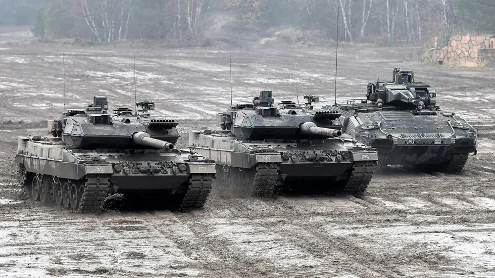 Đoàn xe chiến đấu bộ binh Puma của Đức. Ảnh: GETTY IMAGES Đoàn xe chiến đấu bộ binh Puma của Đức. Ảnh: GETTY IMAGES