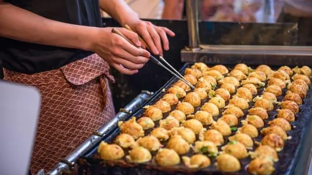 Takoyaki. Ảnh: ADOBE STOCK Takoyaki. Ảnh: ADOBE STOCK