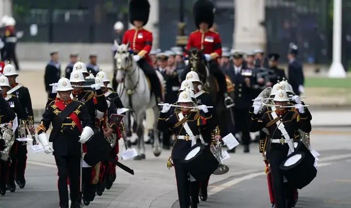 Công tác chuẩn bị cho lễ tang cố nữ hoàng đã hoàn thành. Ảnh: THE GUARDIAN