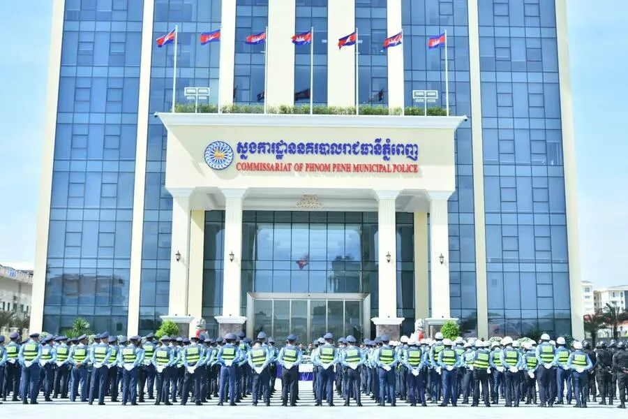 Lực lượng cảnh sát Campuchia tham gia bảo vệ các hội nghị cấp cao. Ảnh: KHMER TIMES Lực lượng cảnh sát Campuchia tham gia bảo vệ các hội nghị cấp cao. Ảnh: KHMER TIMES