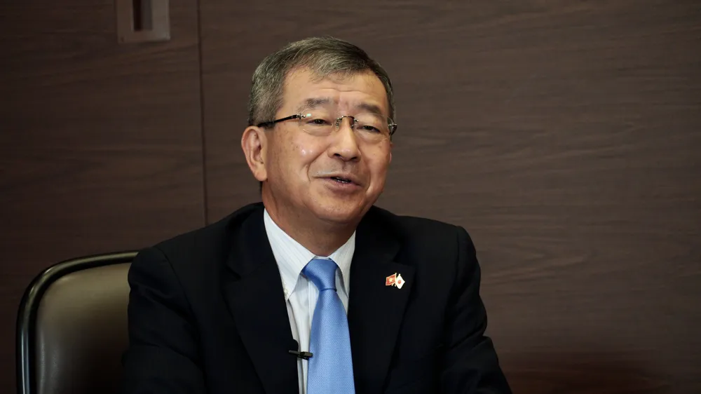 Tổng lãnh sự Nhật Bản tại TP.HCM Watanabe Nobuhiro. Ảnh: QUỐC VŨ