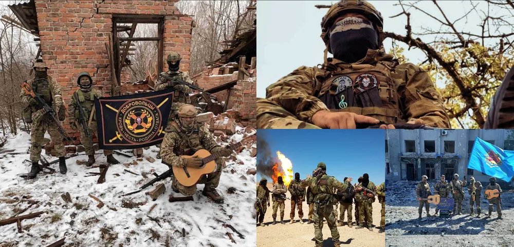 Một số hình ảnh trên trang web tuyển dụng lính Wagner kèm lời kêu gọi "Hãy viết tên bạn lên lịch sử cùng chúng tôi". Ảnh chụp màn hình Một số hình ảnh trên trang web tuyển dụng lính Wagner kèm lời kêu gọi "Hãy viết tên bạn lên lịch sử cùng chúng tôi". Ảnh chụp màn hình