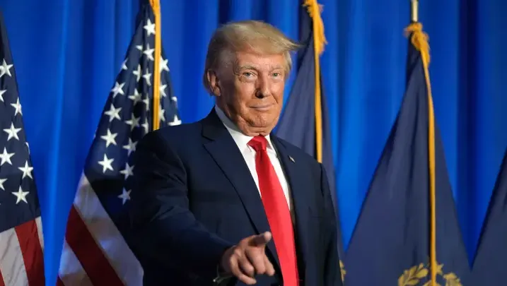 Ông Trump phát biểu trong tiệc trưa với Liên đoàn Phụ nữ Cộng hòa hôm 27-6. Ảnh: AP