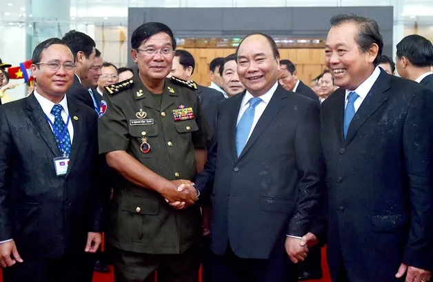 Thủ tướng Hun Sen nói: “Không có sự giúp đỡ của Việt Nam thì Campuchia không có ngày nay, dứt khoát là thế”. Ảnh: TTXVN