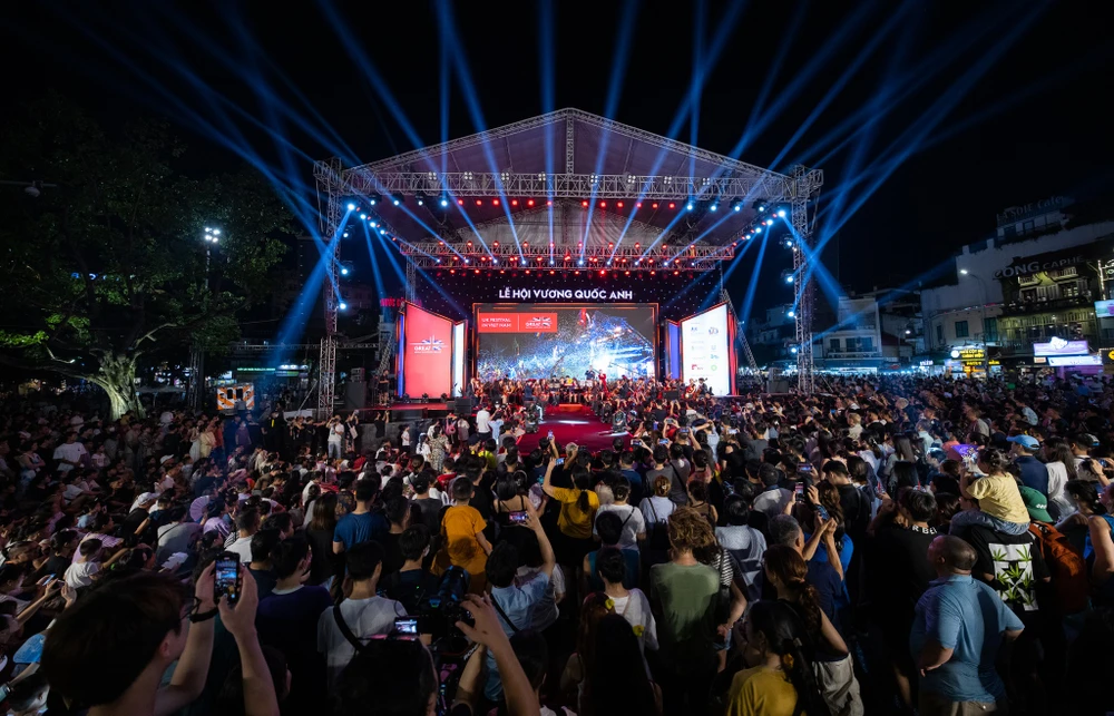 Lễ hội Vương quốc Anh bùng nổ tại Hà Nội vào đầu tháng 9. Ảnh: UK IN VIETNAM