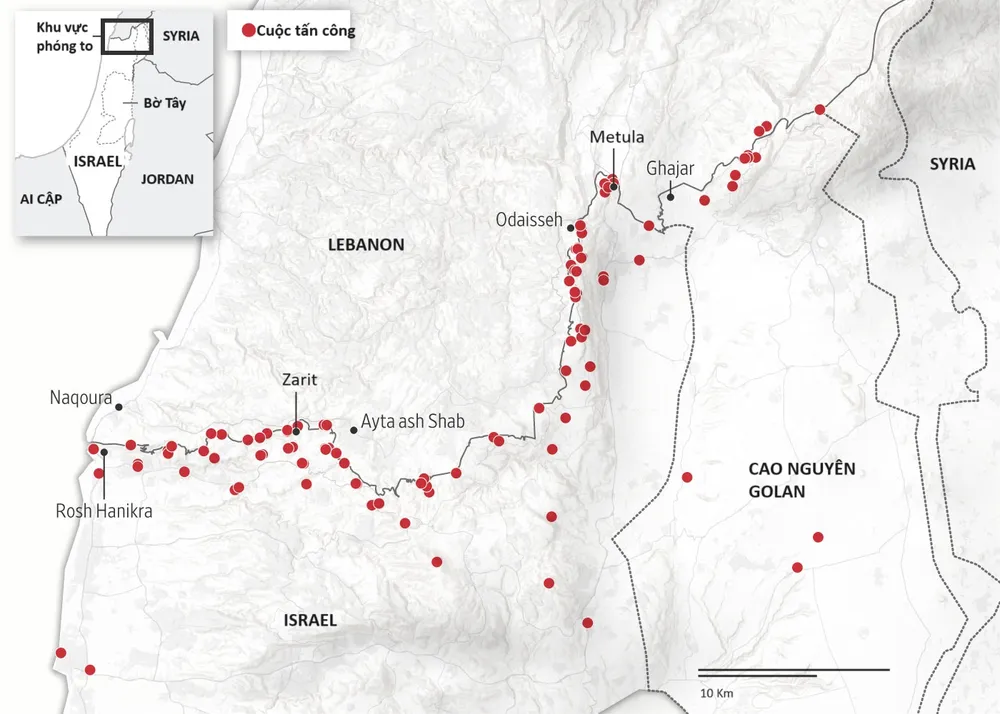 Hình dung xung đột ở Trung Đông qua 6 tấm bản đồ