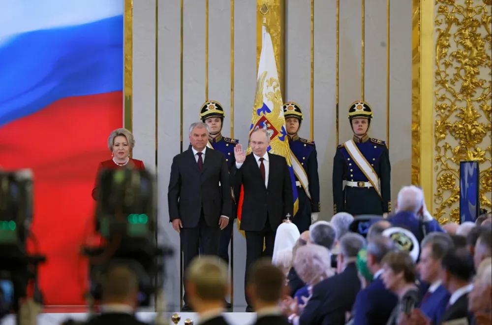 Moscow tỏ ra không hài lòng vì một số nước phương Tây không cử đại diện dự lễ nhậm chức của ông Putin. Ảnh: REUTERS Nga phản ứng vụ phương Tây không dự lễ nhậm chức của ông Putin