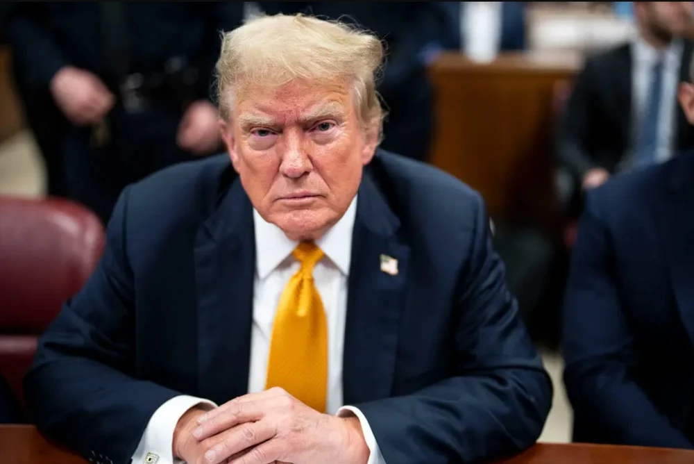 Cựu Tổng thống Mỹ Donald Trump sẽ chịu thẩm vấn từ một quan chức của Cơ quan Quản chế TP New York vào ngày 10-6 (giờ địa phương). Ảnh: THE NEW YORK TIMES Cựu Tổng thống Mỹ Donald Trump có cuộc phỏng vấn với một quan chức của Cơ quan Quản chế TP New York