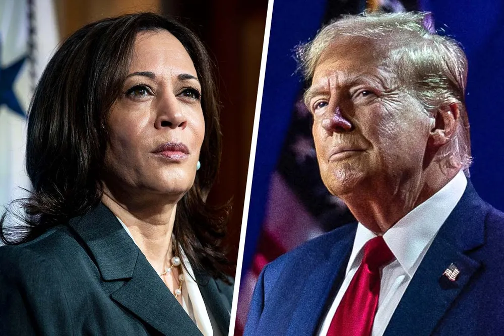 Trong 7 bang chiến trường, Phó Tổng thống Kamala Harris dẫn trước ông cựu Tổng thống Donald Trump ở 4 bang. Ảnh: NBC NEWS Trong 7 bang chiến trường, Phó Tổng thống Kamala Harris dẫn trước ông cựu Tổng thống Donald Trump ở 4 bang.