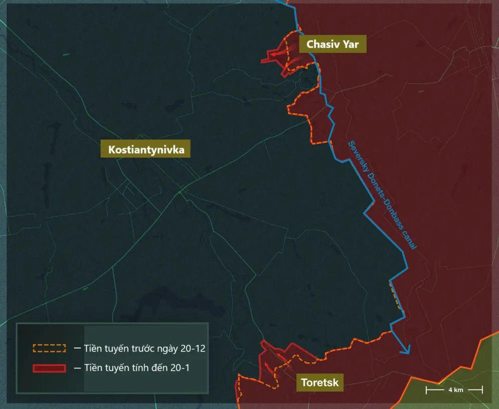 7 mặt trận then chốt trong cuộc chiến Nga-Ukraine