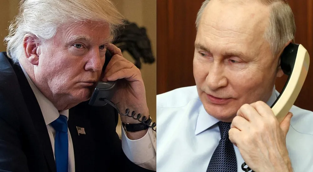 Tổng thống Mỹ Donald Trump (trái) và Tổng thống Nga Vladimir Putin. Ảnh: AFP Chiến sự Nga-Ukraine 20-5: Âm mưu khủng bố tại Kiev bị triệt phá; Cơ hội hòa bình sau điện đàm Trump-Putin