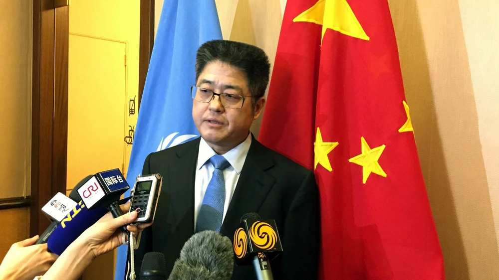 Thứ trưởng Ngoại giao Trung Quốc Lạc Ngọc Thành. Ảnh: REUTERS