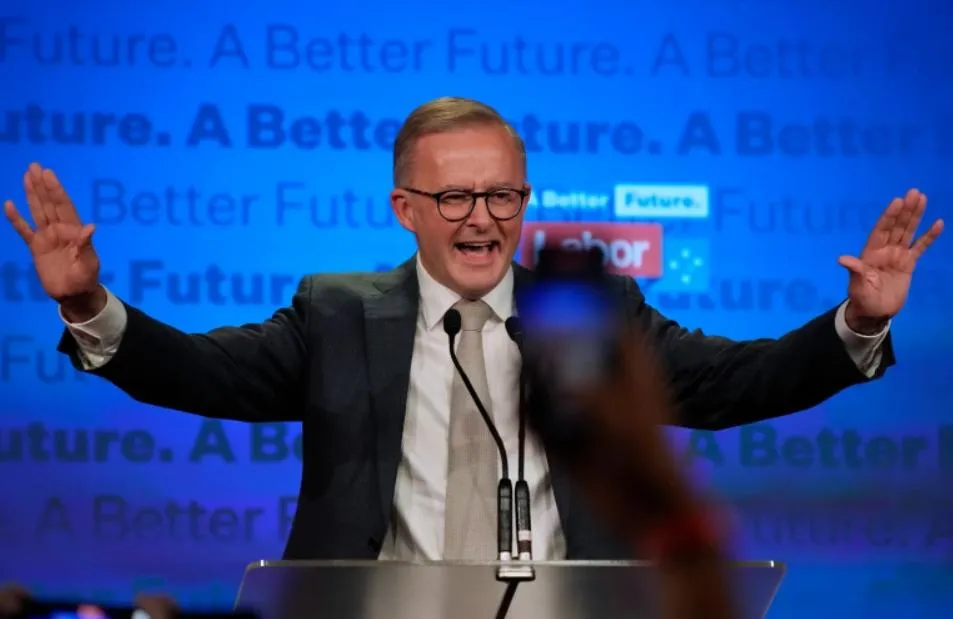 Ông Anthony Albanese, lãnh đạo Công đảng, sẽ là thủ tướng mới của Úc. Ảnh: AP