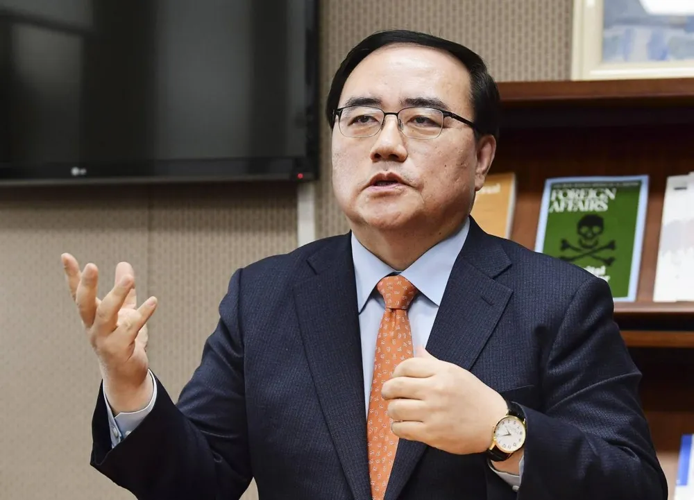 Cố vấn An ninh Quốc gia Hàn Quốc Kim Sung-han. Ảnh: KYODO NEWS Cố vấn An ninh Quốc gia Hàn Quốc Kim Sung-han. Ảnh: KYODO NEWS