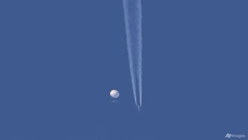 Mỹ dùng tiêm kích F-22 bắn hạ khí cầu Trung Quốc ngày 4-2. Ảnh: AP