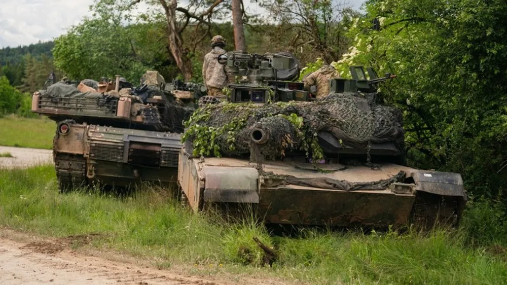Xe tăng M1 Abrams. Ảnh: GLOBAL LOOK PRESS