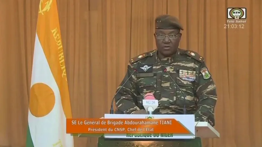 Người đứng đầu chính quyền quân sự Niger - Tướng Abdourahamane Tiani. Ảnh: AFP niger.png