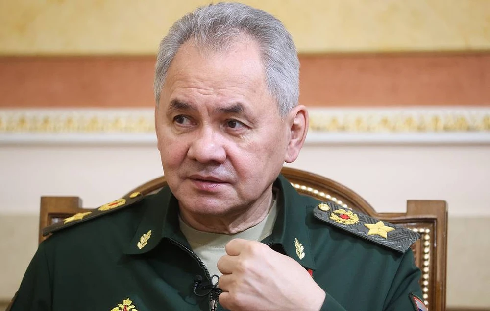 Bộ trưởng Quốc phòng Nga Sergey Shoigu. Ảnh: TASS Chiến sự Nga-Ukraine