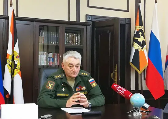 Tư lệnh Quân khu trung tâm Nga - Thượng tướng Vladimir Zarudnitsky. Ảnh: BỘ QUỐC PHÒNG NGA Chiến sự Nga-Ukraine