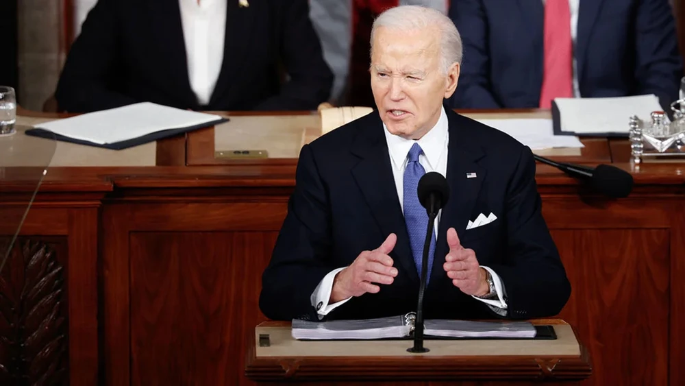 Tổng thống Mỹ Joe Biden. Ảnh: GETTY IMAGES thông điệp liên bang Mỹ