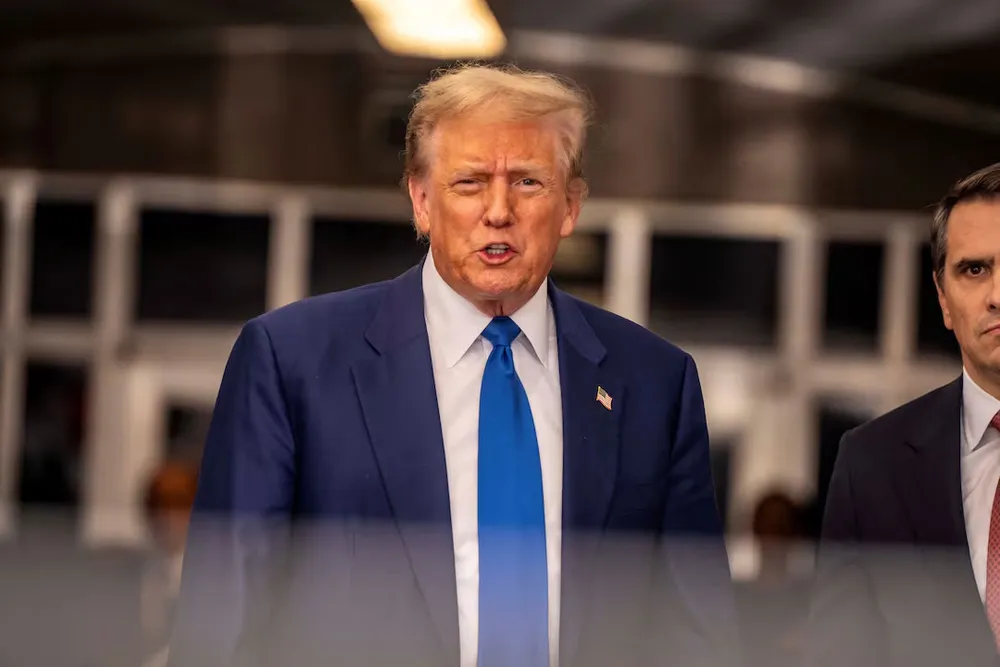 Cựu Tổng thống Mỹ Donald Trump. Ảnh: REUTERS Trump, Biden.jpg