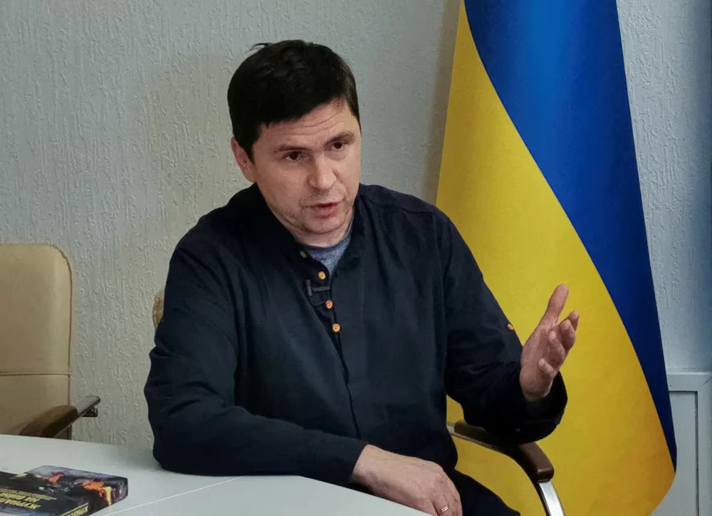 Ông Mykhailo Podolyak - Cố vấn Tổng thống Ukraine. Ảnh: REUTERS bộ trưởng quốc phòng Nga