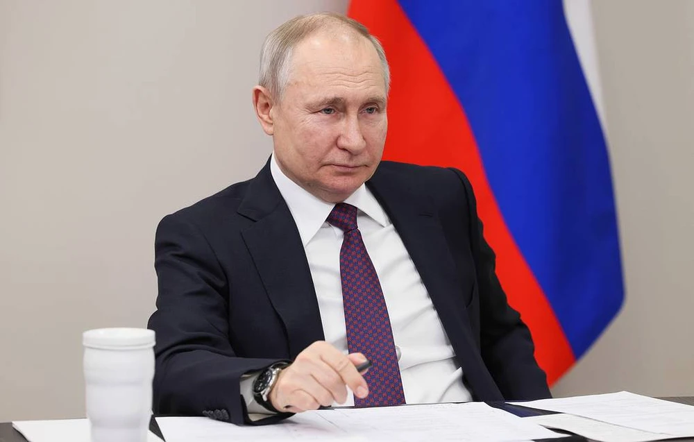 Tổng thống Nga Vladimir Putin. Ảnh: TASS ông Putin