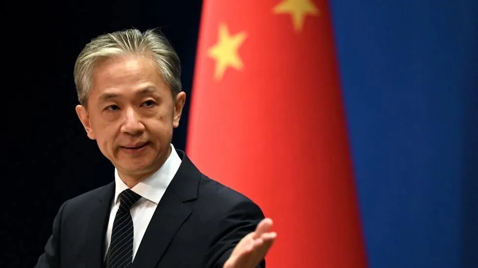 Phát ngôn viên Bộ Ngoại giao Trung Quốc Uông Văn Bân. Ảnh: AFP Trung Quốc