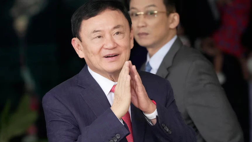 Cựu Thủ tướng Thái Lan Thaksin Shinawatra. Ảnh: AP Cựu Thủ tướng Thái Lan Thaksin Shinawatra