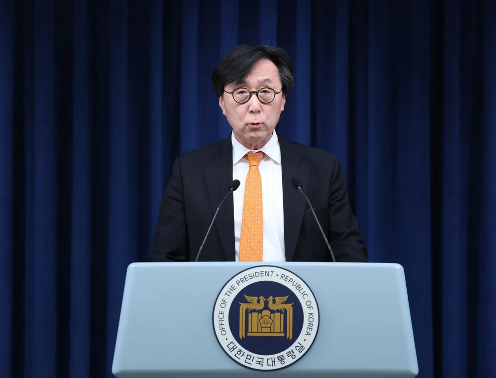 Cố vấn an ninh quốc gia Hàn Quốc Chang Ho-jin nói về khả năng Seoul viện trợ vũ khí cho Ukraine. Ảnh: YONHAP viện trợ vũ khí cho Ukraine