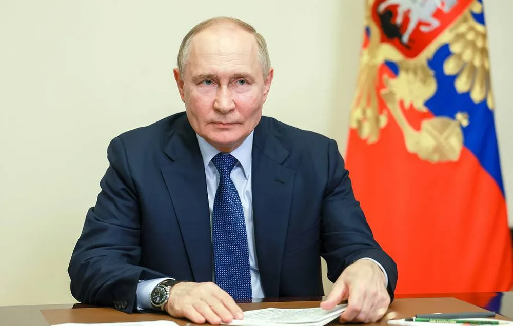 Tổng thống Nga Vladimir Putin. TASS chiến sự Nga-Ukraine.jpeg