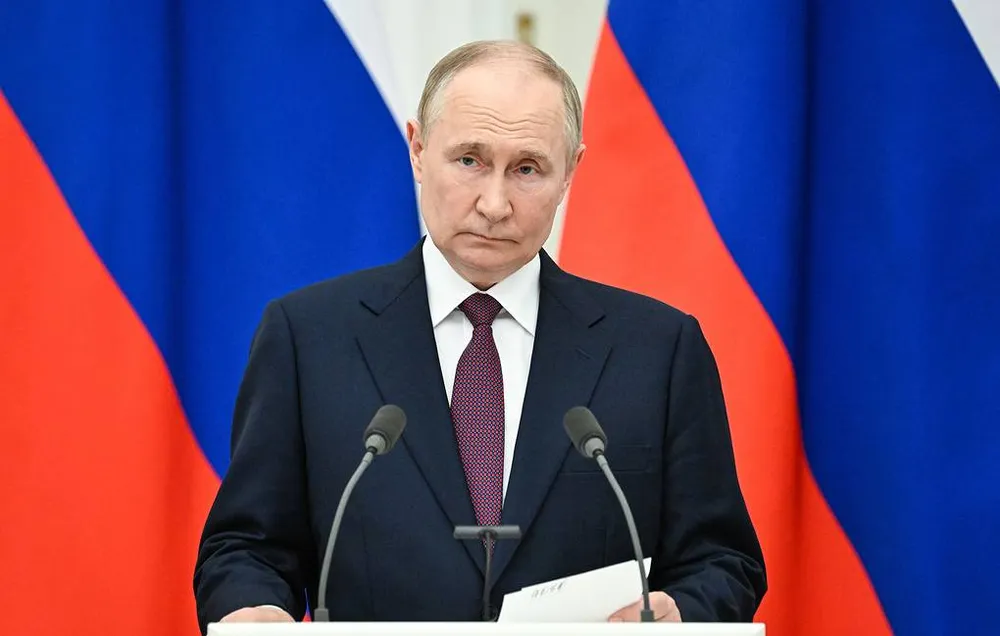 Tổng thống Nga Vladimir Putin. Ảnh: TASS chiến sự Nga-Ukraine.jpg