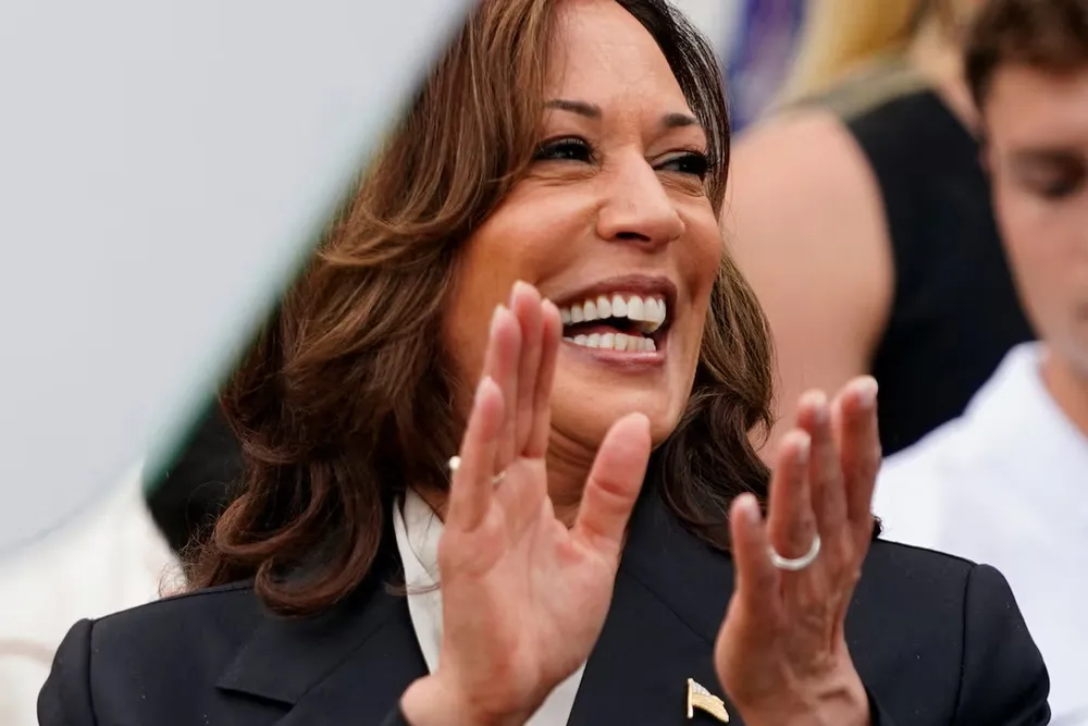 Phó Tổng thống Mỹ Kamala Harris. Ảnh: REUTERS Phó Tổng thống Harris