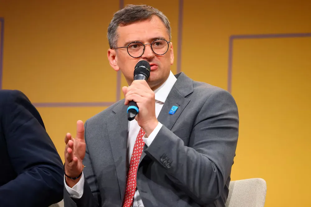 Ngoại trưởng Ukraine - ông Dmytro Kuleba. Ảnh: REUTERS đàm phán hòa bình