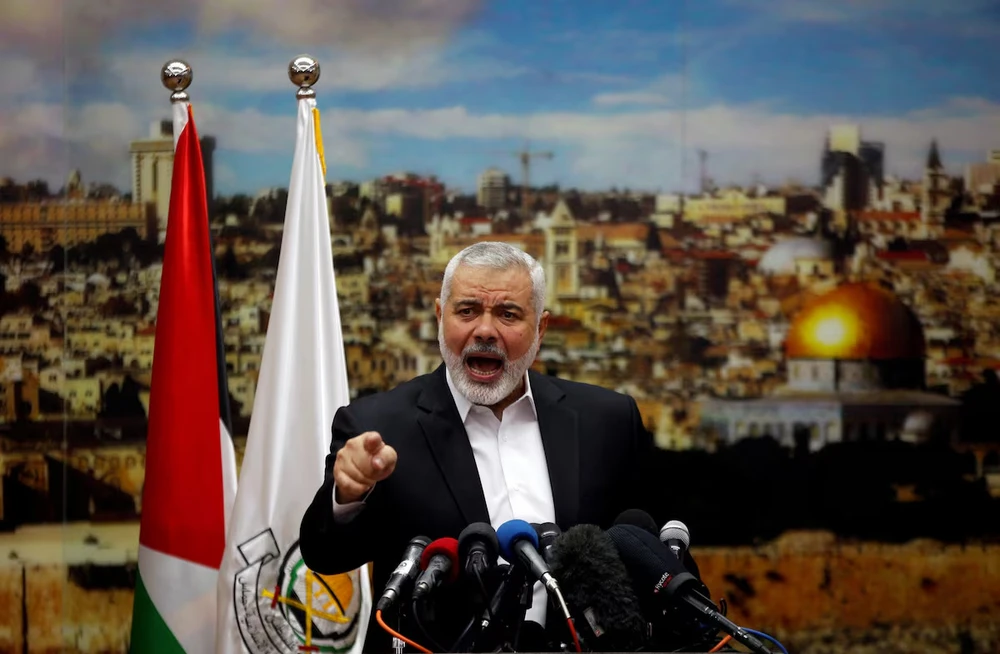 Lãnh đạo Hamas - ông Ismail Haniyeh. Ảnh: REUTERS lãnh đạo Hamas