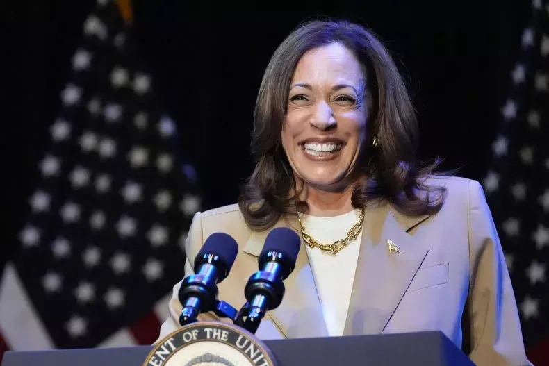 Phó Tổng thống Mỹ Kamala Harris. Ảnh: GETTY IMAGES vận động tranh cử