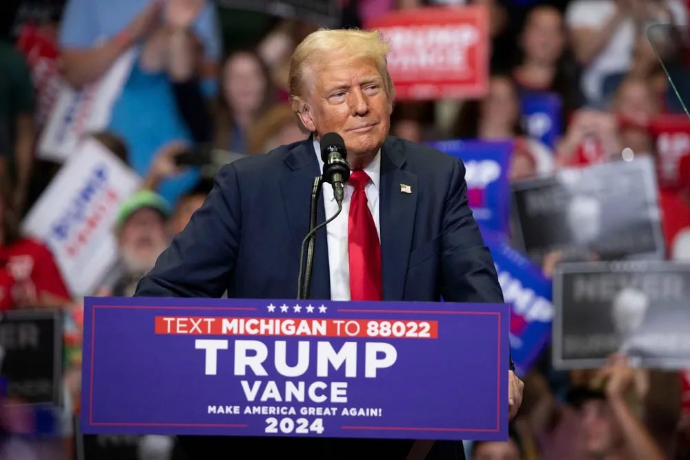 Cựu Tổng thống Mỹ Donald Trump. Ảnh: GETTY IMAGES mạng xã hội X