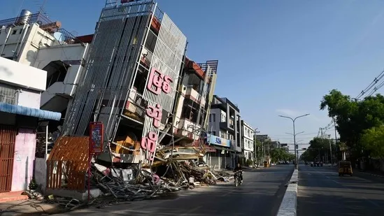 myanmar lại xảy ra động đất