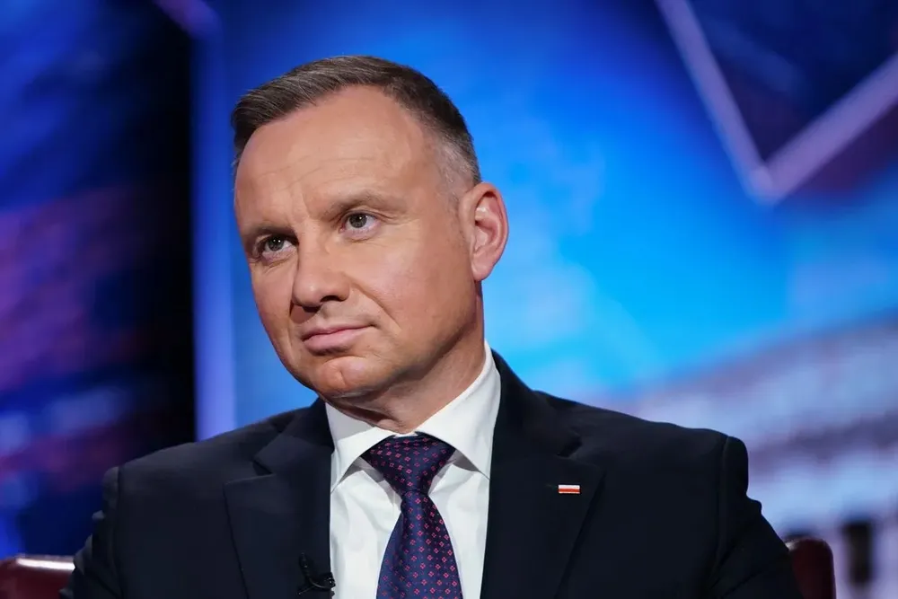 Tổng thống Ba Lan Andrzej Duda. Ảnh: GETTY IMAGES GettyImages-1676988608.jpg