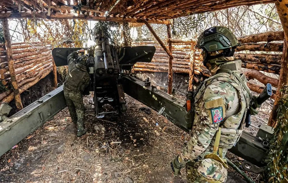 Binh sĩ Nga hoạt động trên chiến trường Ukraine. Ảnh: TASS