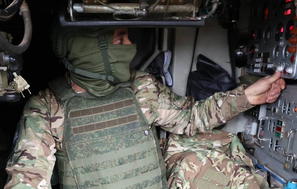 Binh sĩ Nga hoạt động trên chiến trường Ukraine. Ảnh: TASS