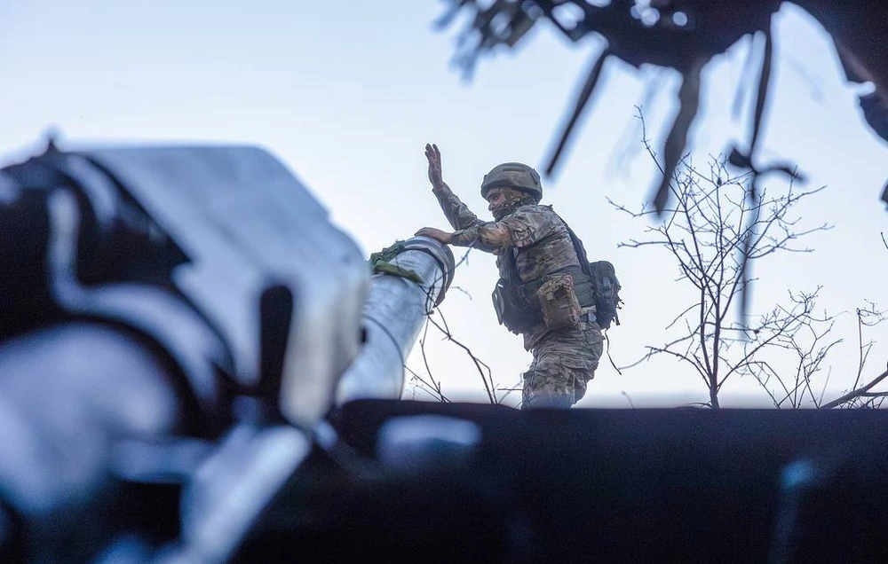 Binh sĩ Nga hoạt động trên chiến trường Ukraine. Ảnh: TASS