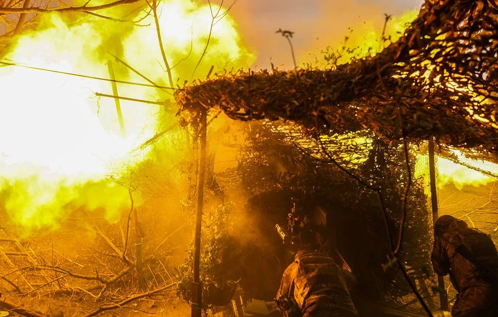 Binh sĩ Nga hoạt động trên chiến trường Ukraine. Ảnh: TASS