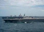 Nhóm tàu sân bay Mỹ, tàu khu trục trực thăng Nhật cùng hoạt động tại Biển Đông