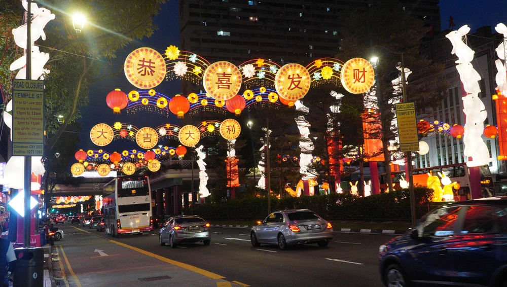 Đường phố trong khu vực Chinatown